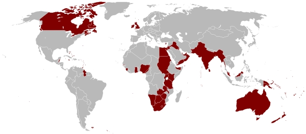 Imperium Brytyjskie w 1921 roku